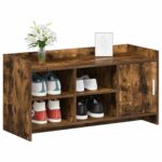 vidaXL Skriňa na topánky s úložiskom Dymový dub 100 x 39,5 x 51 cm – Obrázok 2