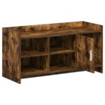 vidaXL Skriňa na topánky s úložiskom Dymový dub 100 x 39,5 x 51 cm – Obrázok 3
