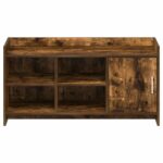 vidaXL Skriňa na topánky s úložiskom Dymový dub 100 x 39,5 x 51 cm – Obrázok 4