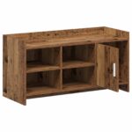 vidaXL Skriňa na topánky s úložiskom Staré drevo 100 x 39,5 x 51 cm – Obrázok 3