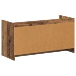 vidaXL Skriňa na topánky s úložiskom Staré drevo 100 x 39,5 x 51 cm – Obrázok 6