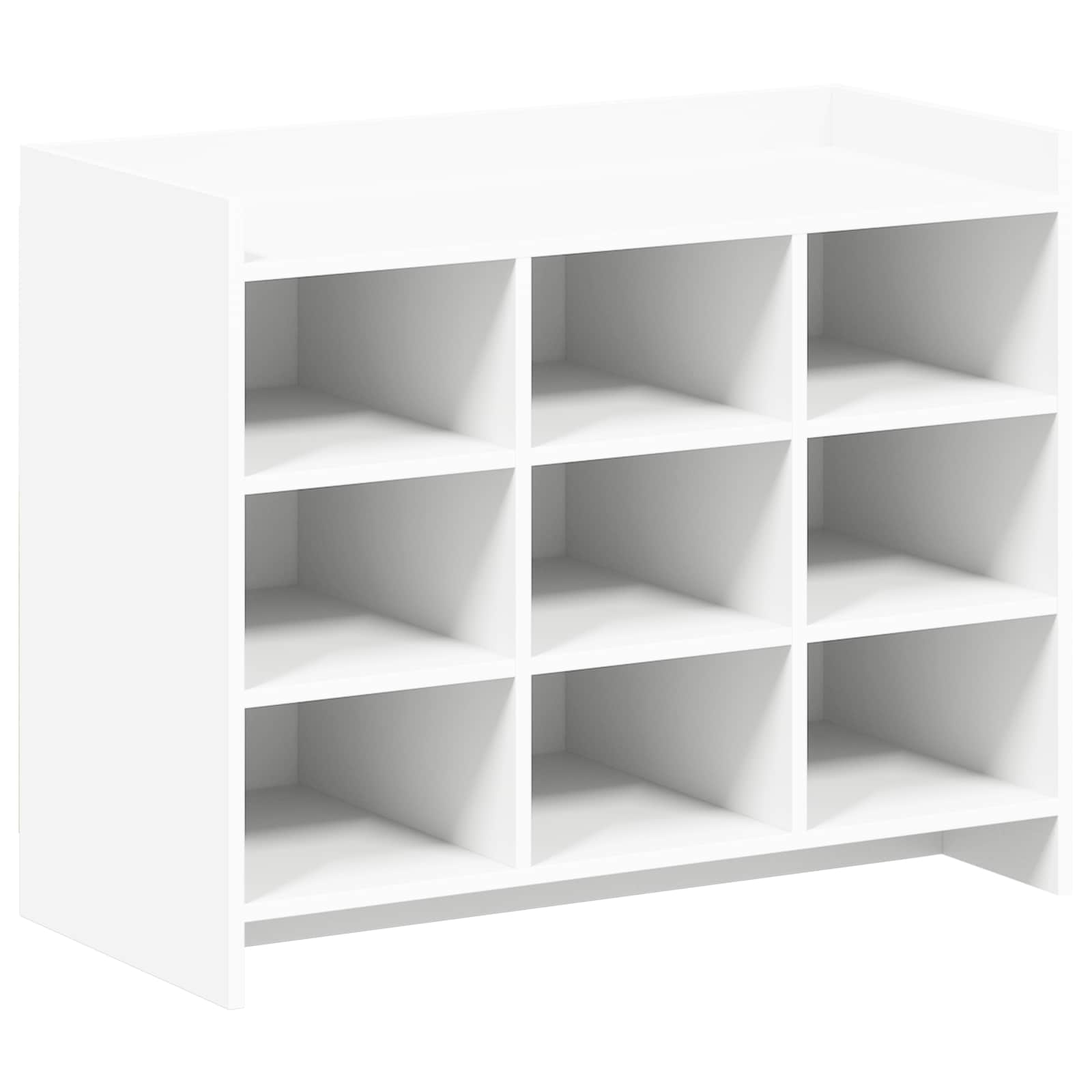 8011363_1.jpg vidaXL Skriňa na topánky Biela 85 x 39,5 x 70 cm Kompozitné drevo – Obrázok 1