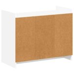 vidaXL Skriňa na topánky Biela 85 x 39,5 x 70 cm Kompozitné drevo – Obrázok 5