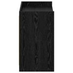 vidaXL Skriňa na topánky Čierny dub 85 x 39,5 x 70 cm Kompozitné drevo – Obrázok 4