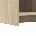 vidaXL Skriňa na topánky Dub sonoma 85 x 39,5 x 70 cm Kompozitné drevo – Obrázok 6