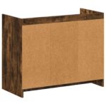 vidaXL Skriňa na topánky Dymový dub 85 x 39,5 x 70 cm Kompozitné drevo – Obrázok 5