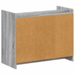 vidaXL Skriňa na topánky s úložiskom Sivý Sonoma 85 x 39,5 x 70 cm – Obrázok 5