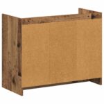 vidaXL Skriňa na topánky s úložiskom Staré drevo 85 x 39,5 x 70 cm – Obrázok 5
