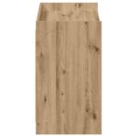 vidaXL Skriňa na topánky s úložiskom Dub artisan 85 x 39,5 x 70 cm – Obrázok 4