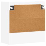 vidaXL Stenná polica Nástenná montáž Biela 80 x 36 x 80 cm – Obrázok 6