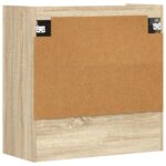 vidaXL Stenná polica Nástenná montáž Dub sonoma 80 x 36 x 80 cm – Obrázok 6