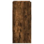 vidaXL Stenná polica Nástenná montáž Dymový dub 80 x 36 x 80 cm – Obrázok 5