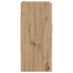 vidaXL Stenná polica Nástenná montáž Dub artisan 80 x 36 x 80 cm – Obrázok 5