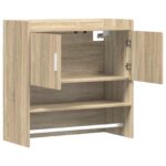 vidaXL Stenná polica Nástenná montáž Dub sonoma 80 x 36 x 80 cm – Obrázok 3