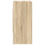 vidaXL Stenná polica Nástenná montáž Dub sonoma 80 x 36 x 80 cm – Obrázok 5