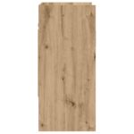 vidaXL Stenná polica Nástenná montáž Dub artisan 80 x 36 x 80 cm – Obrázok 5
