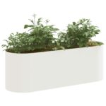 vidaXL Vyvýšený záhon Biela 120 x 40 x 40 cm – Obrázok 3