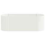 vidaXL Vyvýšený záhon Biela 120 x 40 x 40 cm – Obrázok 4