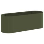 vidaXL Vyvýšený záhon Olivovo zelená 120 x 40 x 40 cm – Obrázok 2