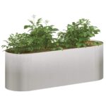 vidaXL Vyvýšený záhon Nehrdzavejúca oceľ 120 x 40 x 40 cm – Obrázok 3