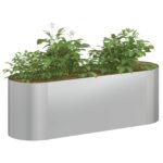vidaXL Vyvýšený záhon Pozinkovaná oceľ 120 x 40 x 40 cm – Obrázok 3
