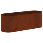 vidaXL Vyvýšený záhon Poveternostne odolná oceľ 120 x 40 x 40 cm – Obrázok 2