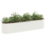 vidaXL Vyvýšený záhon Biela 200 x 40 x 40 cm – Obrázok 3