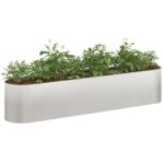 vidaXL Vyvýšený záhon Nehrdzavejúca oceľ 200 x 40 x 40 cm – Obrázok 3