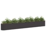 vidaXL Vyvýšený záhon Čierna 360 x 40 x 40 cm – Obrázok 3