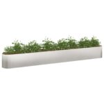 vidaXL Vyvýšený záhon Nehrdzavejúca oceľ 360 x 40 x 40 cm – Obrázok 3
