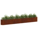 vidaXL Vyvýšený záhon Poveternostne odolná oceľ 360 x 40 x 40 cm – Obrázok 3