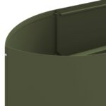 vidaXL Vyvýšený záhon Olivovo zelená 140 x 40 x 40 cm Oceľ – Obrázok 6