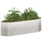 vidaXL Vyvýšený záhon Nehrdzavejúca oceľ 140 x 40 x 40 cm Oceľ – Obrázok 3