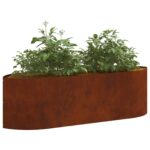 vidaXL Vyvýšený záhon Poveternostne odolná oceľ 140 x 40 x 40 cm Oceľ – Obrázok 3