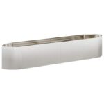 vidaXL Vyvýšený záhon Nehrdzavejúca oceľ 220 x 40 x 40 cm Oceľ – Obrázok 2