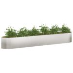 vidaXL Vyvýšený záhon Nehrdzavejúca oceľ 300 x 40 x 40 cm Oceľ – Obrázok 3