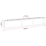 vidaXL Vyvýšený záhon Nehrdzavejúca oceľ 300 x 40 x 40 cm Oceľ – Obrázok 8
