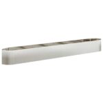 vidaXL Vyvýšený záhon Nehrdzavejúca oceľ 380 x 40 x 40 cm Oceľ – Obrázok 2