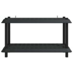 vidaXL Policová jednotka 2 úrovní 100 x 40 x 55,5 cm PP Antracitová – Obrázok 5