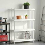 vidaXL Policová jednotka 4 úrovní 100 x 40 x 136,5 cm PP Biela – Obrázok 4