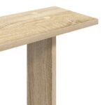 vidaXL Stenná polica Dub sonoma 102 x 20 x 130 cm Kompozitné drevo – Obrázok 6