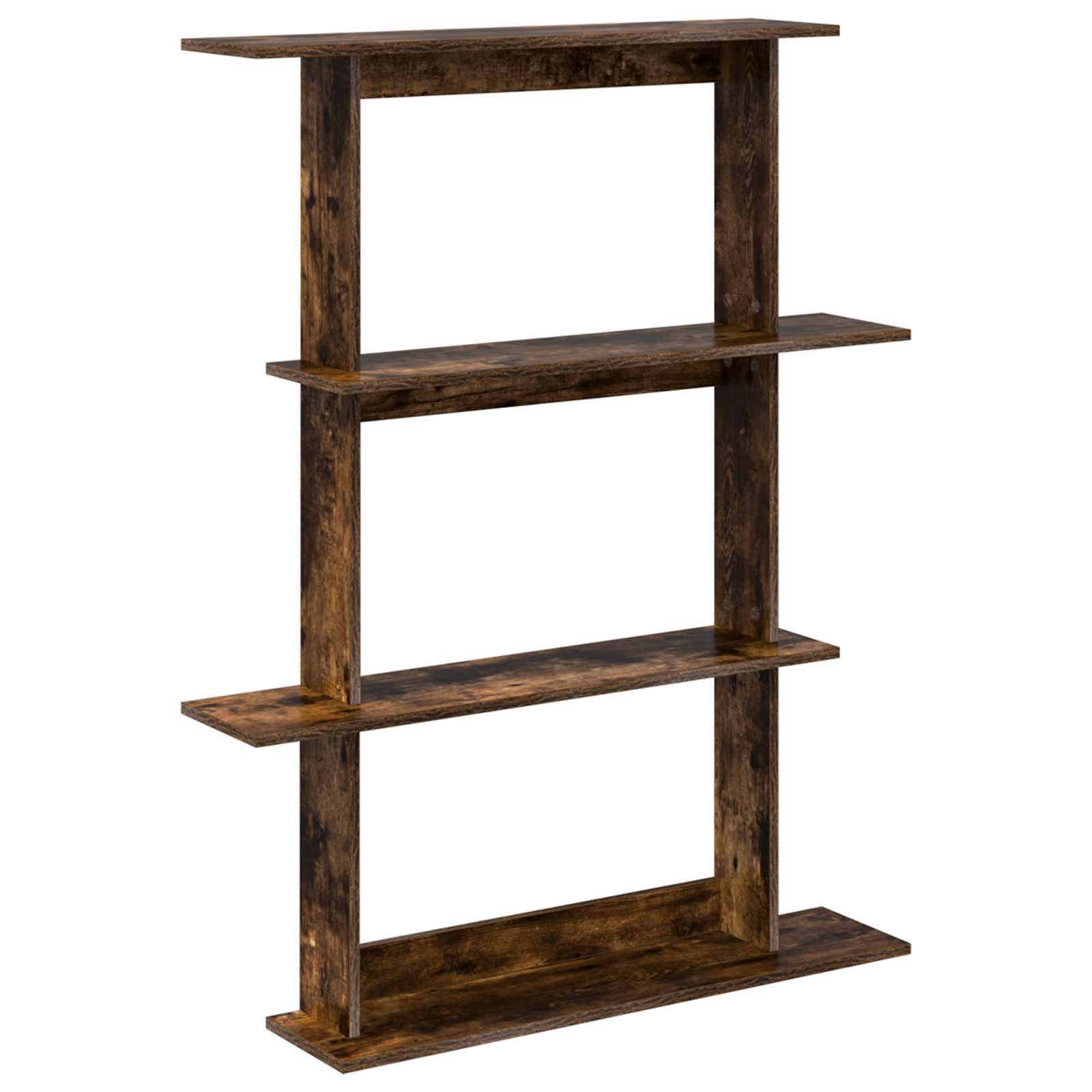 8012064_1.jpg vidaXL Stenná polica Dymový dub 100 x 20 x 126 cm Kompozitné drevo – Obrázok 1