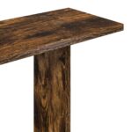vidaXL Stenná polica Dymový dub 100 x 20 x 126 cm Kompozitné drevo – Obrázok 6