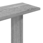 vidaXL Stenná polica Nástenná montáž Sivý Sonoma 80 x 20 x 75 cm – Obrázok 6