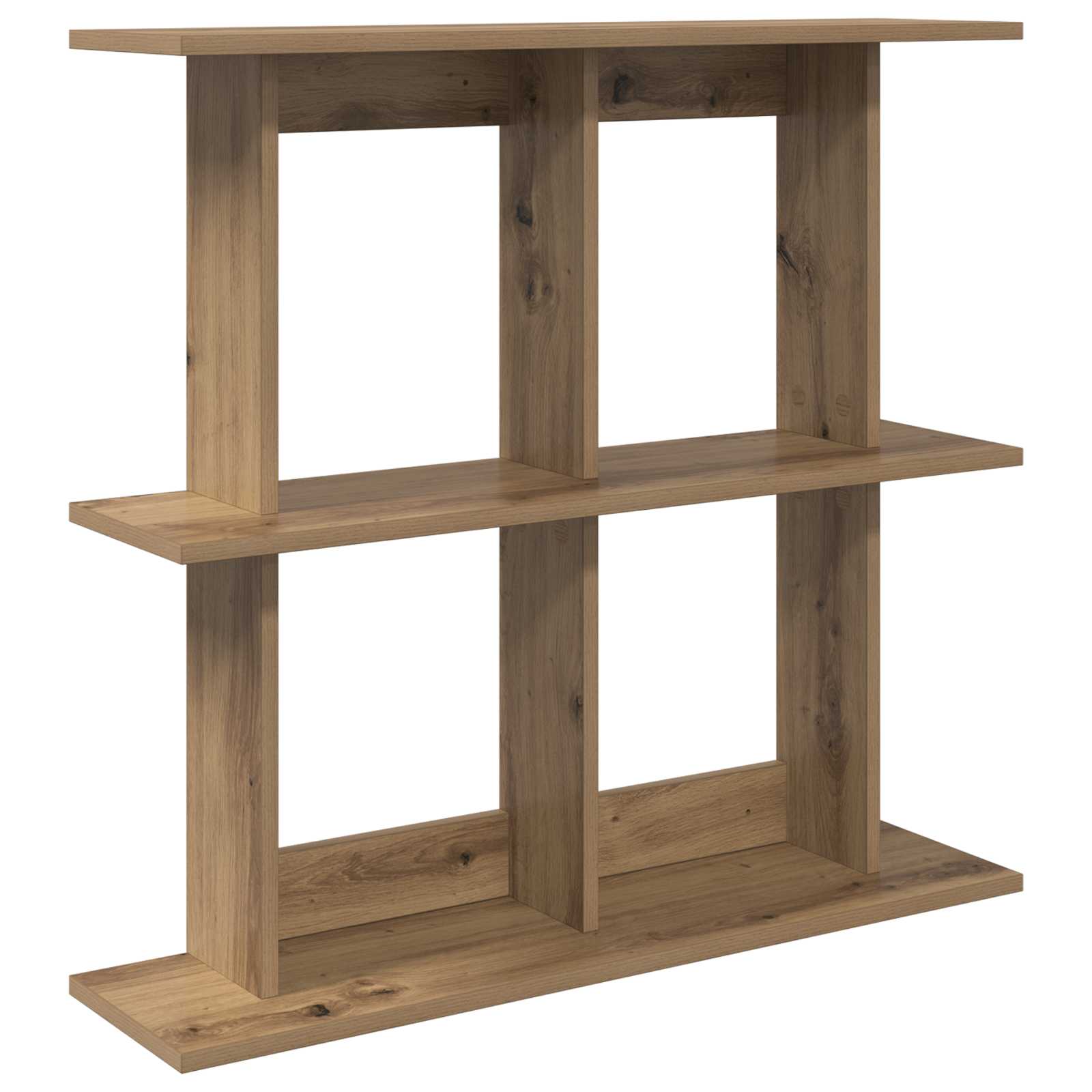 8012083_1.jpg vidaXL Stenná polica Nástenná montáž Dub artisan 80 x 20 x 75 cm – Obrázok 1
