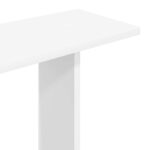 vidaXL Stenná polica Nástenná montáž Biela 100 x 20 x 75 cm – Obrázok 6