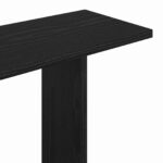 vidaXL Stenná polica Nástenná montáž Čierny dub 100 x 20 x 75 cm – Obrázok 6