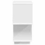 vidaXL Závesná polica Nástenná montáž Biela 87 x 20 x 55 cm – Obrázok 4