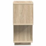 vidaXL Závesná polica Nástenná montáž Dub sonoma 87 x 20 x 55 cm – Obrázok 4