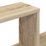 vidaXL Závesná polica Nástenná montáž Dub sonoma 87 x 20 x 55 cm – Obrázok 6